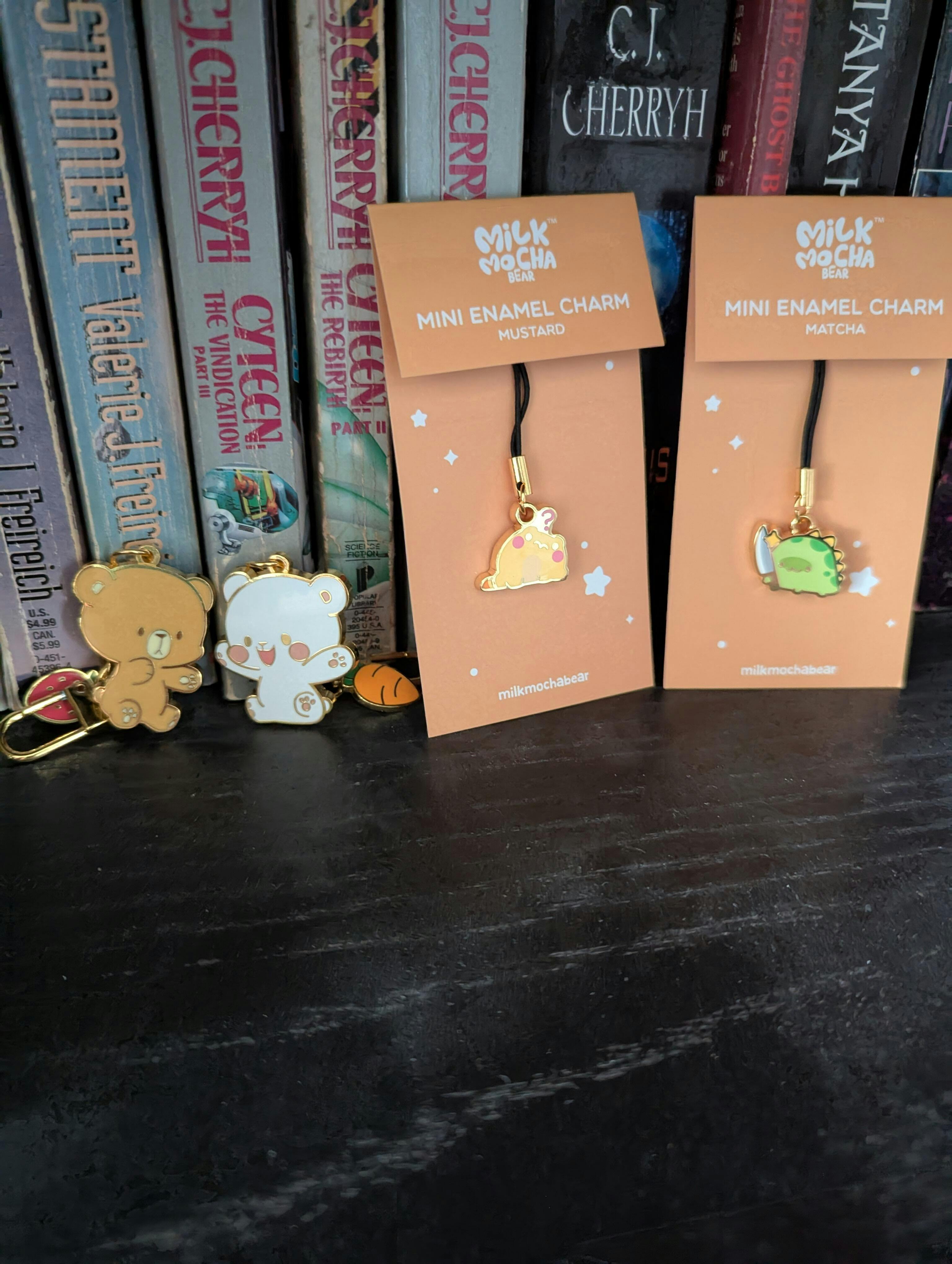 Mini Enamel Charm - Matcha – Milkmochabear