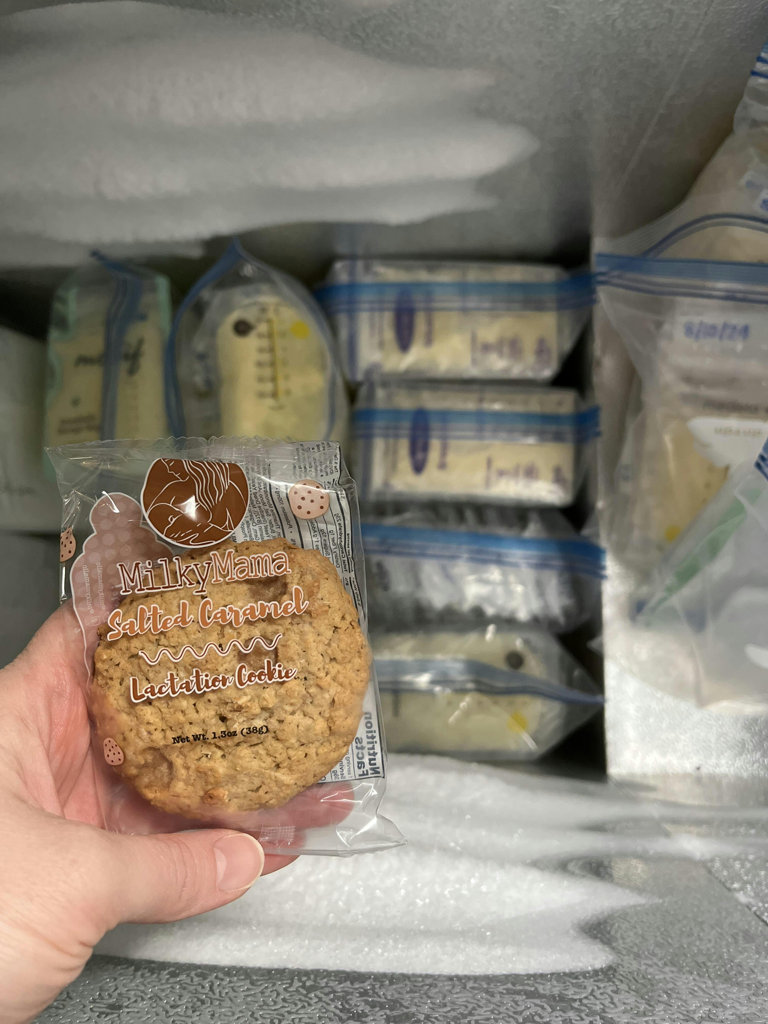 ミルク Salted Caramel Lactation Cookies | Lactation Treats – Milky Mama