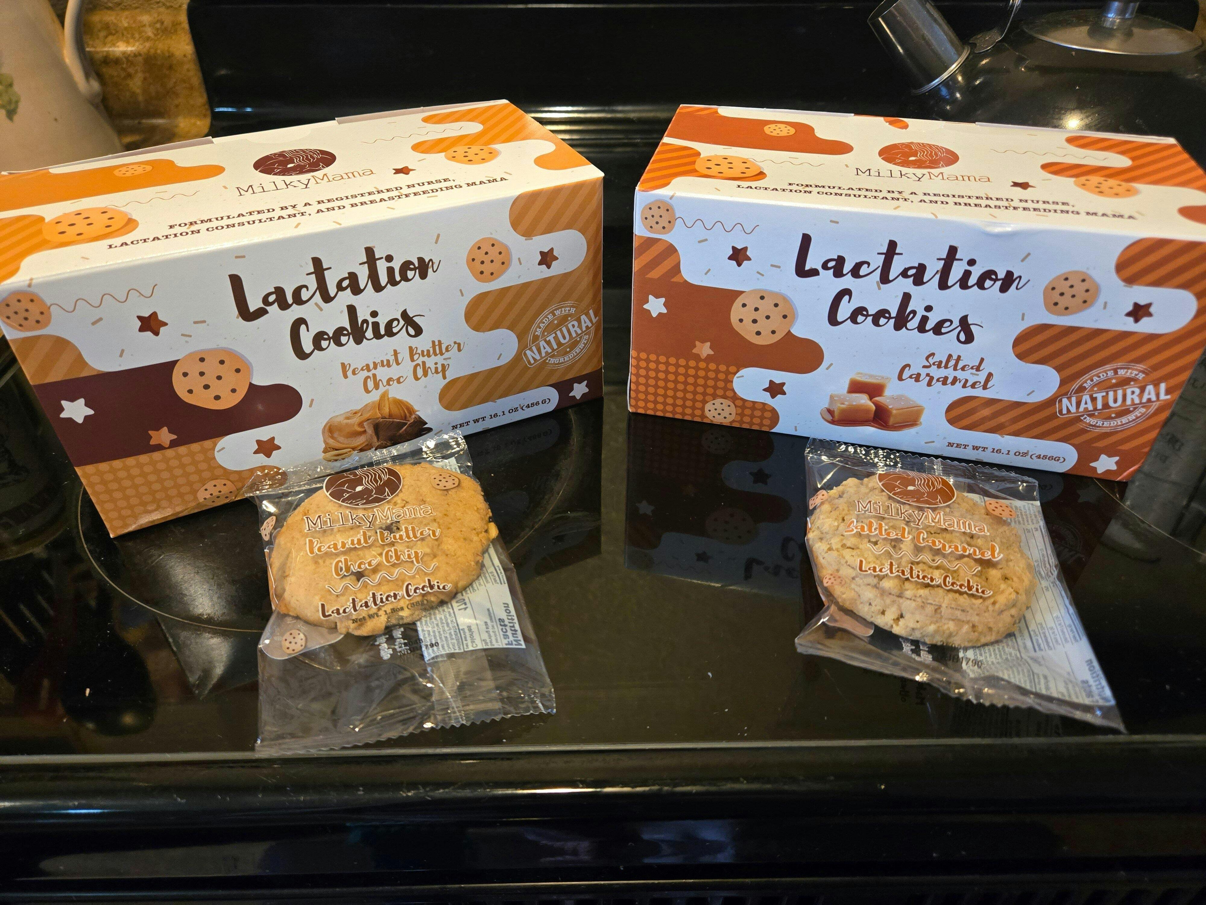 Salted Caramel Lactation Cookies | Lactation Treats – Milky Mama