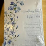 SOMETHING BLUE Bridal Shower Invitation