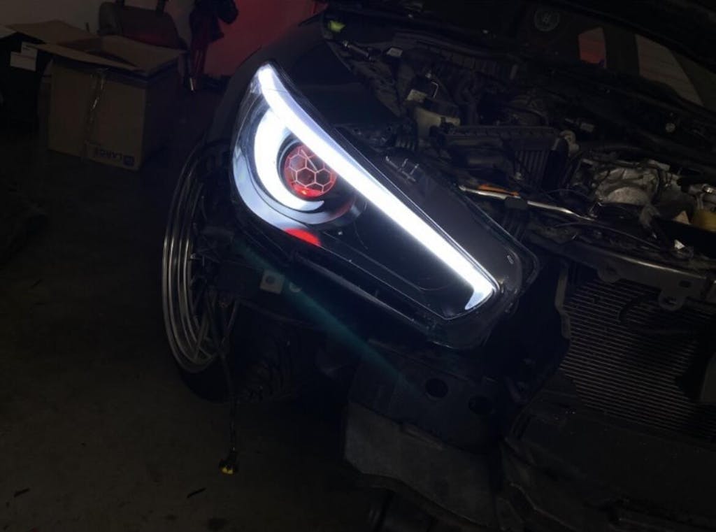 Q50 2014 2020 prebuilt headlights Milly customs