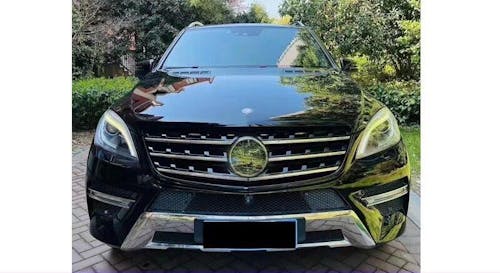 2005-2008 Mercedes ML-Class W164 Griglia paraurti anteriore Nero