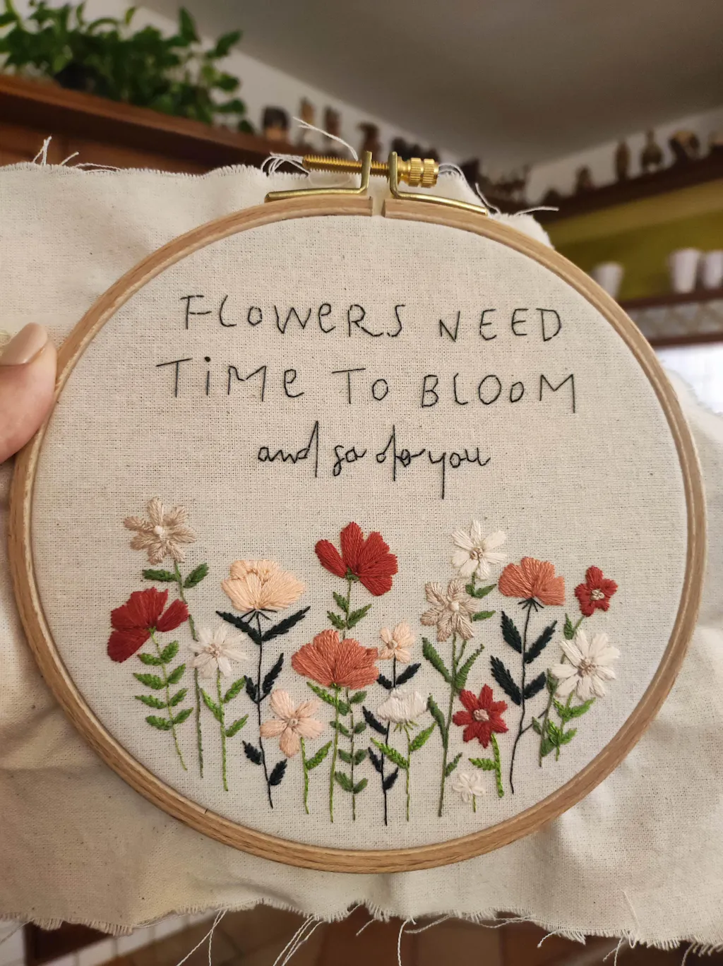 Flowers That Bloom Embroidery Pattern