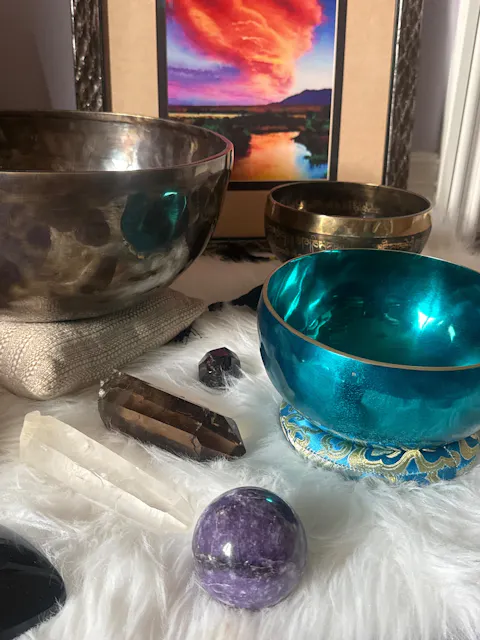 Purple "Galaxy" Lepidolite Spheres