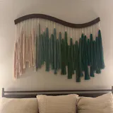 Arcadia Wall Art Macrame Wood for Boho Wall Decor Home U44