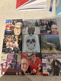 2" x 2" Photo Magnets (set of 9)