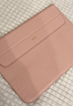 The Croco Laptop Pink