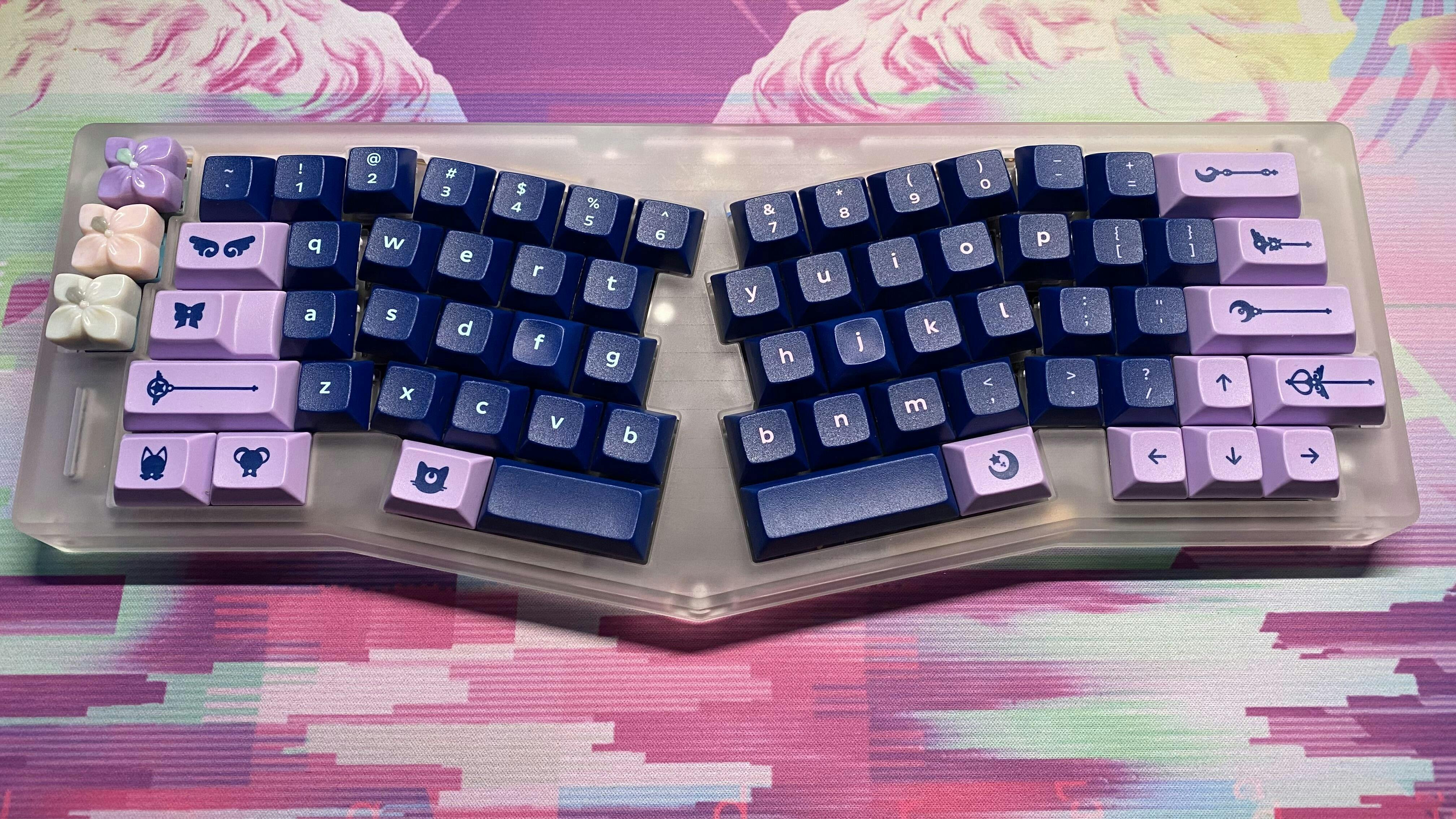 DSA Dark Magic Girl Keycaps By Mintlodica® Bring Joy To Your Workspace!