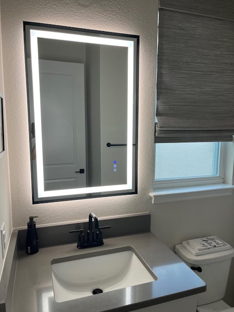 Metal Framed LED Mirror