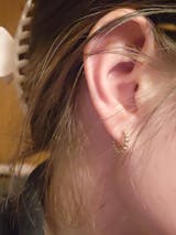 Bead Huggies | 10k Gold