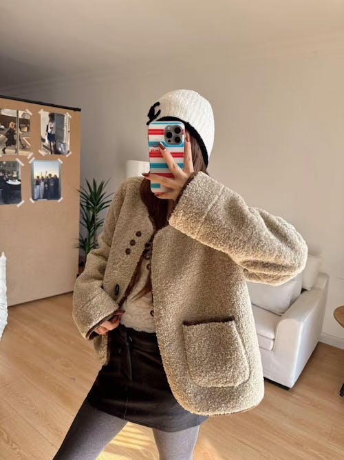 Coat and Scarf Sold Separately