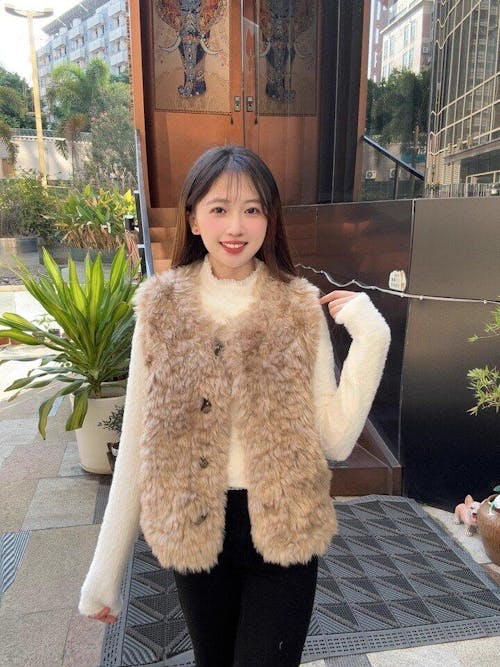 Sleeveless Coat for Women