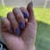 Violet Semi-Cured Gel Nail Stickers