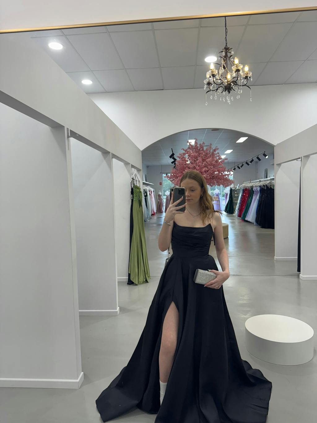 Paola Strapless Gown - Black