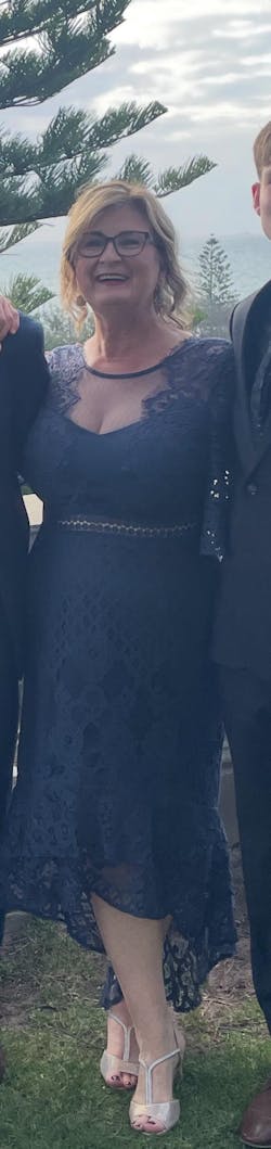 Reyna Lace Midi Dress - Steel Blue [EXCLUSIVE]