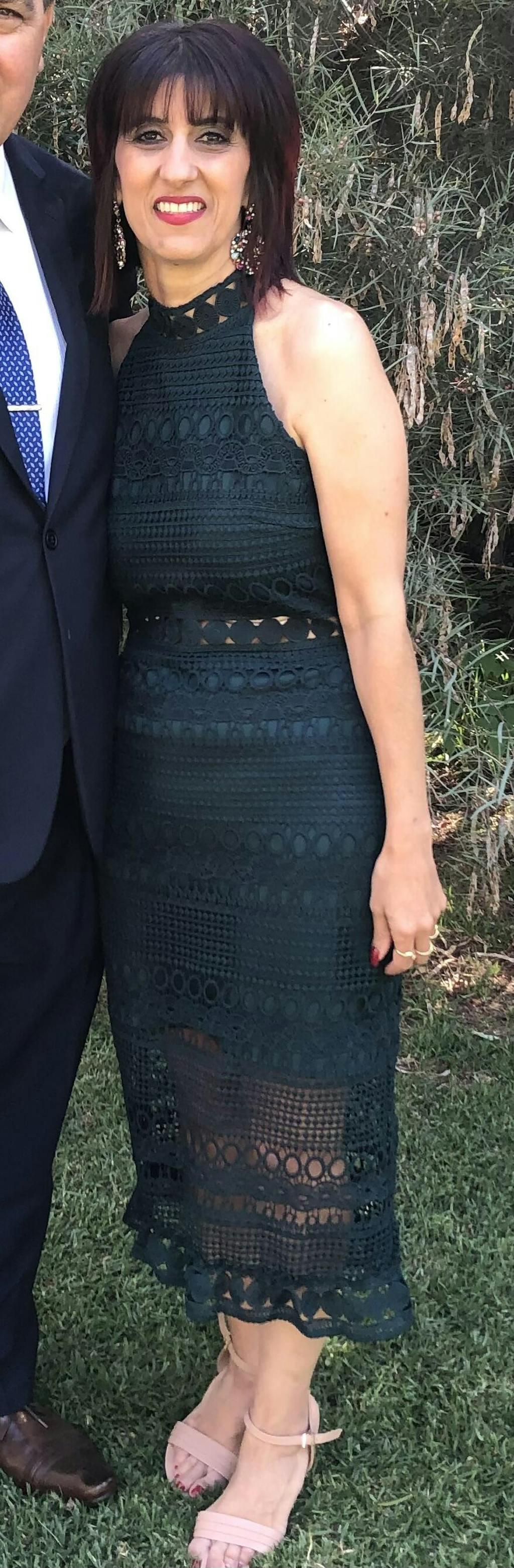 Rivers Midi Lace Dress - Emerald Green