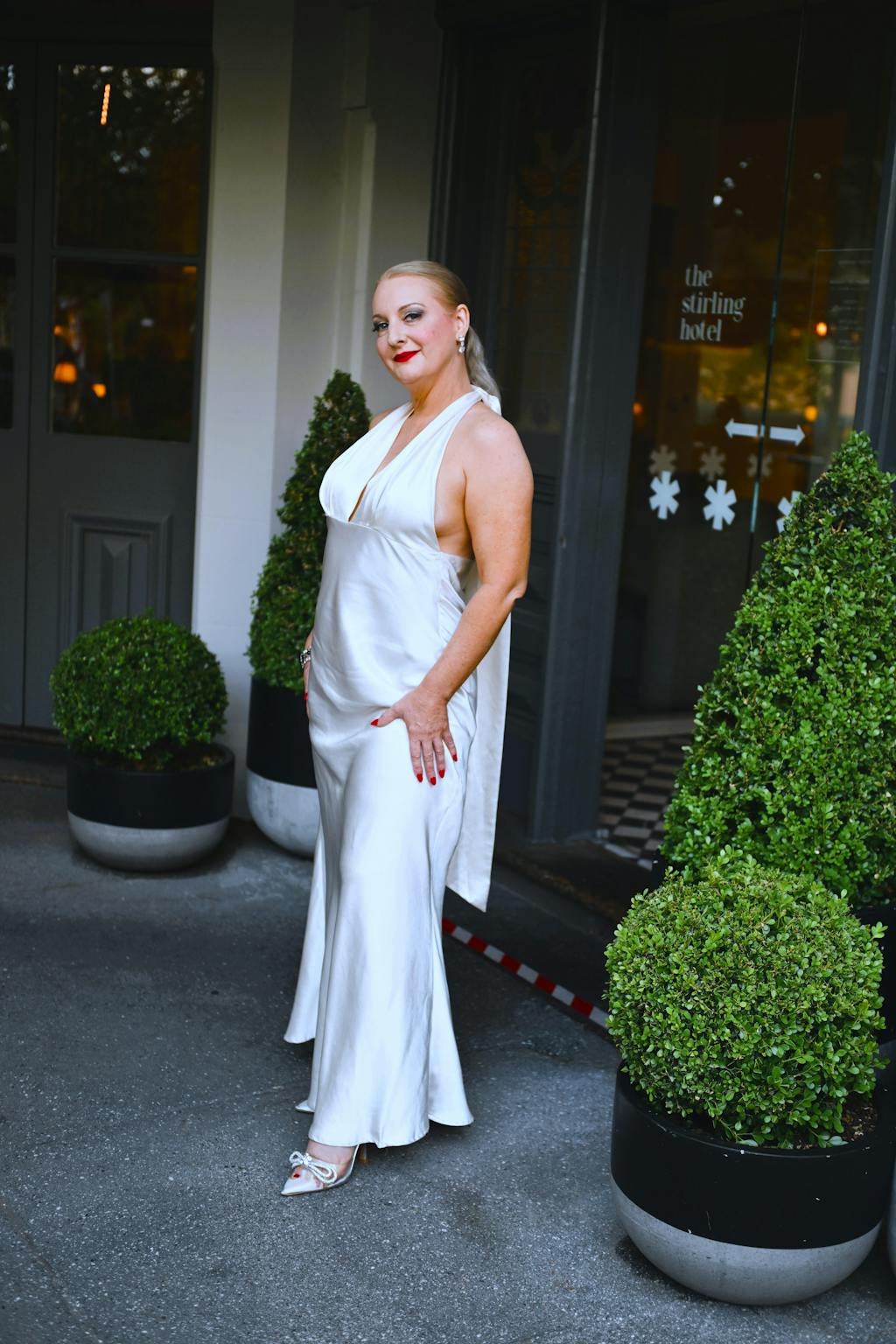 Valery Diamante Heels - Clear/Silver