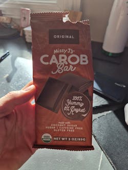 Missy J’s Organic Carob Original Candy Bar - 2, 6, 12pk