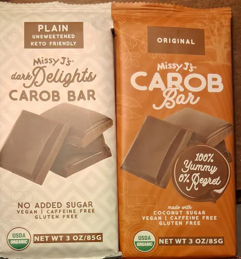 Missy J's Organic Carob Coconut, Almond, Sea Salt Candy Bar - 2, 6 or 12 pk