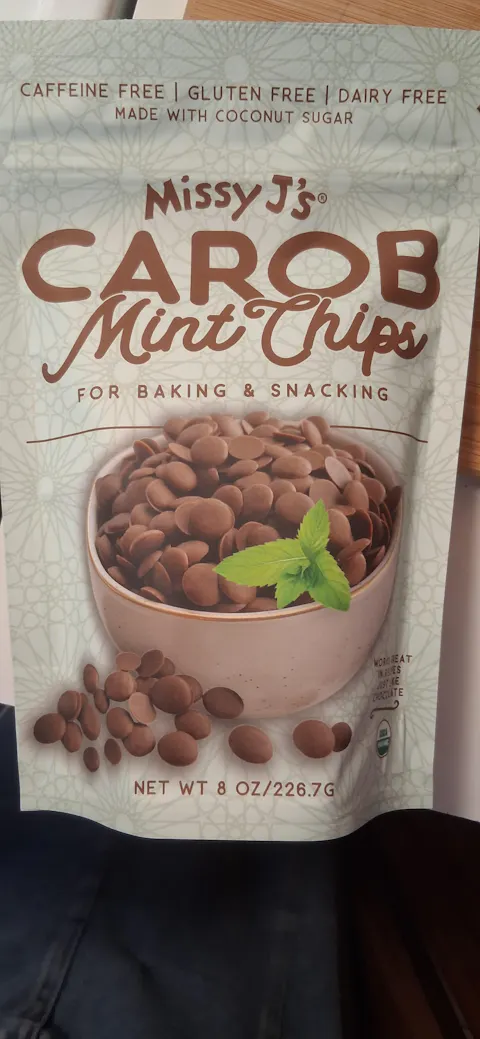 Missy J’s Organic Mint Carob Chips 8 oz.