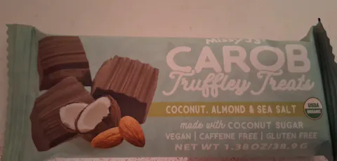 Missy J's Organic Carob Coconut, Almond & Sea Salt Truffley Treats- 3 or 12pk