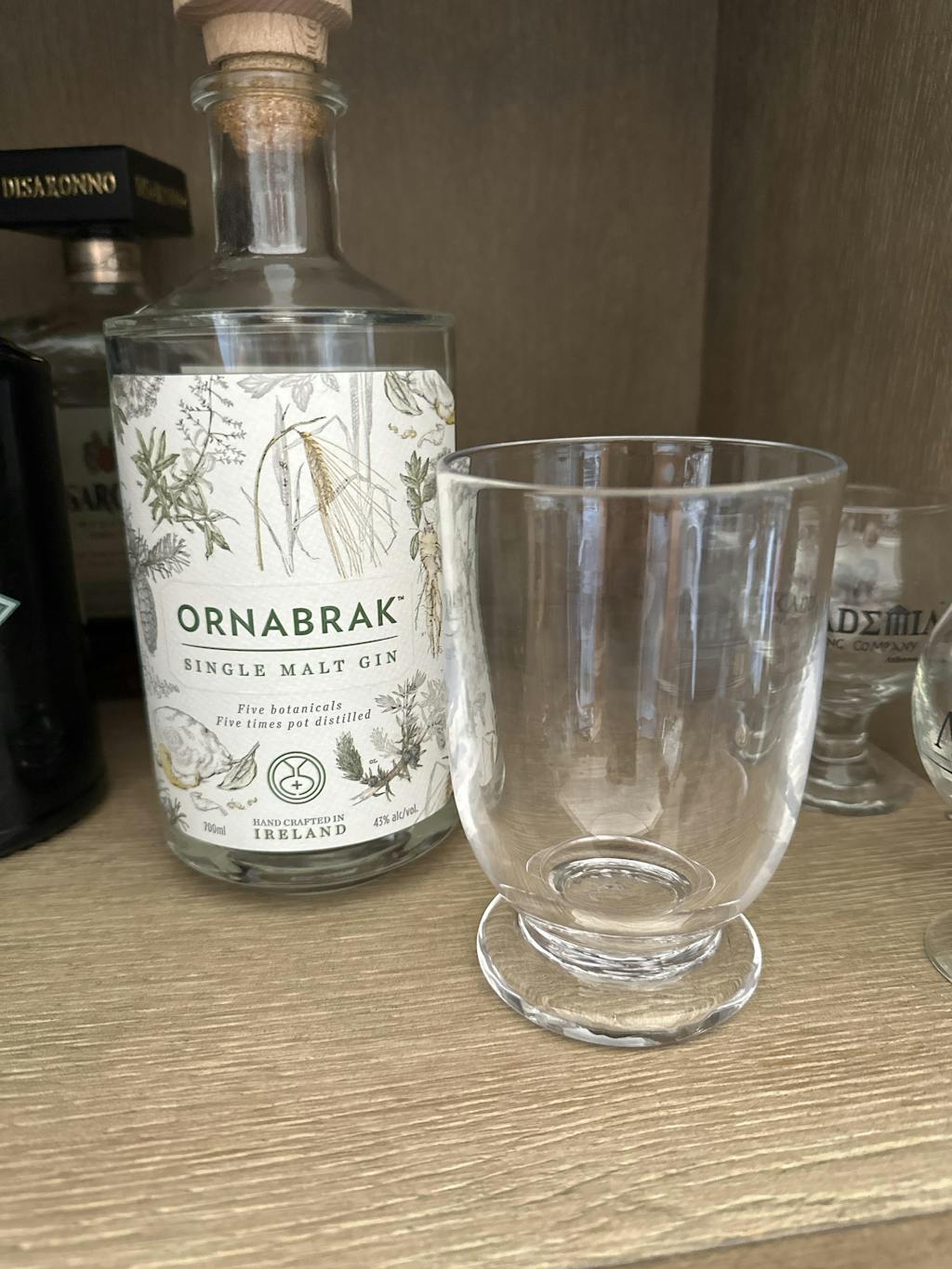 Ornabrak Single Malt Gin 86PF 750mL