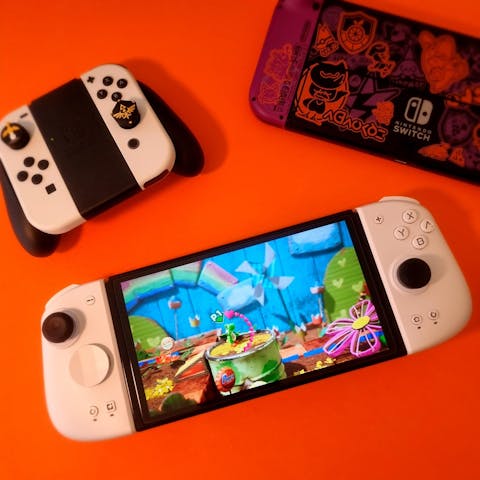 Mobapad M6 HD Joycons Switch/ Switch 2 Controller White