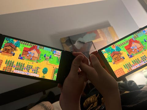 Mobapad M6 HD Joycons Switch/ Switch 2 Controller Black