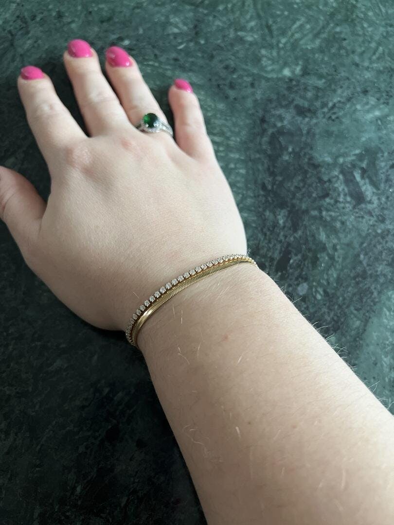 Thin Snake Bracelet Gold – Mockberg
