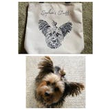 Custom Pet Tote Bag Custom Dog Tote Bag Personalized Dog Bag – Mod Paws