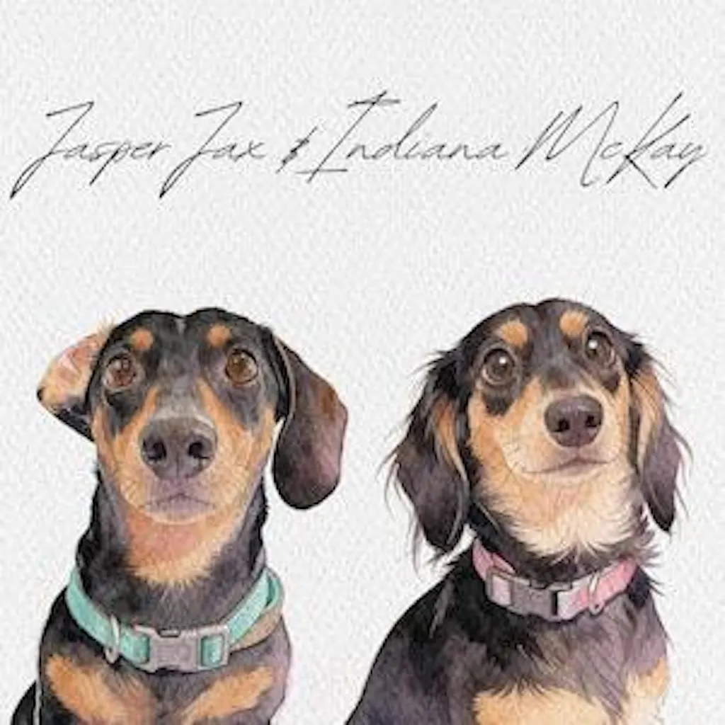 Custom Watercolor Pet Portrait - Pet Photo + Name