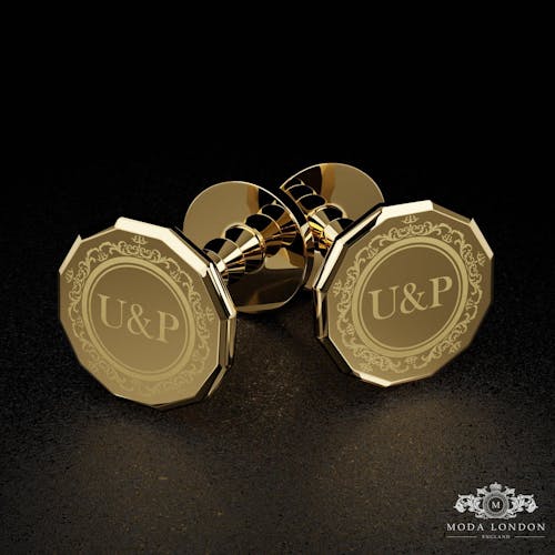 Islington Cufflinks Gold