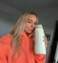 Insulated Drink Bottle - Soft Cream