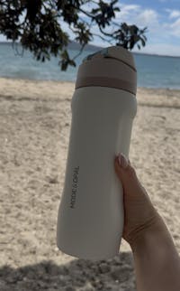 Insulated Drink Bottle - Soft Cream