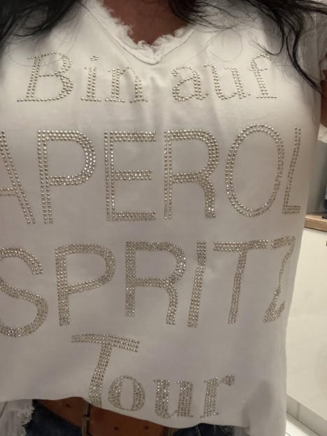 T-Shirt "Aperol Tour" 110128 weiß