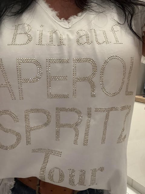 T-Shirt "Aperol Tour" 110128 weiß