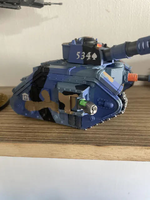 Resin 28mm Track Guards Set Compatible WH Leman Russ Tank (No Lights)