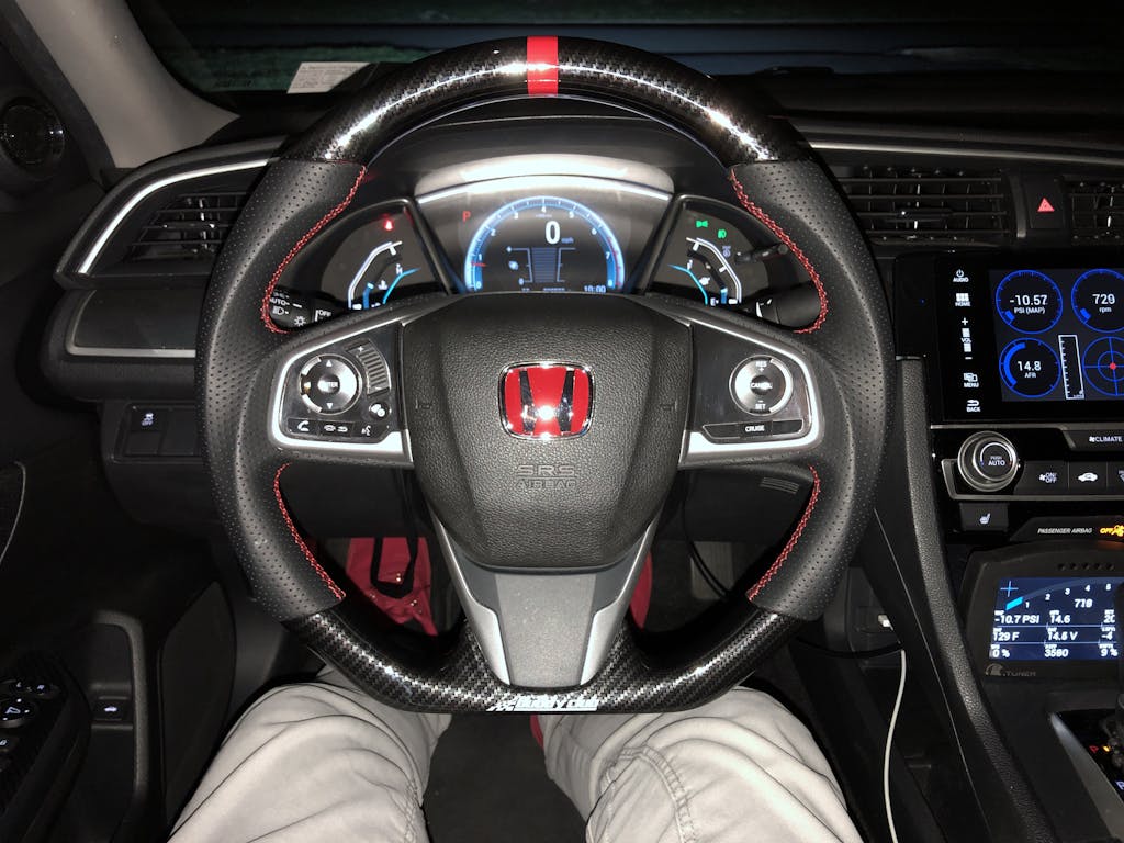 Buddy Club Racing Spec Steering Wheel 2016+ Honda Civic Si / TypeR