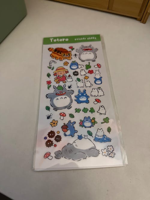 Totoro Sticker Sheet