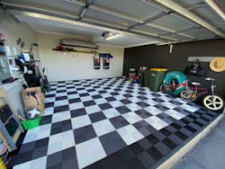 ModuFlex AirRib Garage Floor Tile – Jet Black