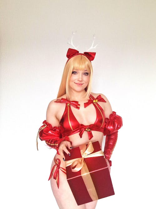 Ribbon Kitten Lingerie Bow Set