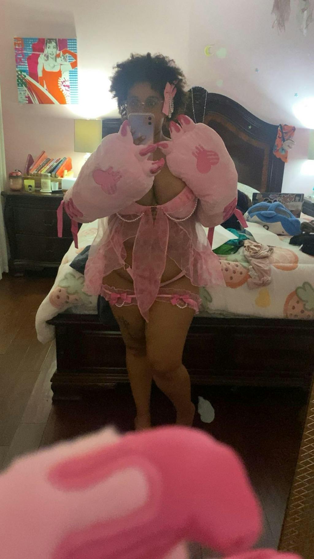 Vday Gloomy Bear Gyaru Babydoll Lingerie