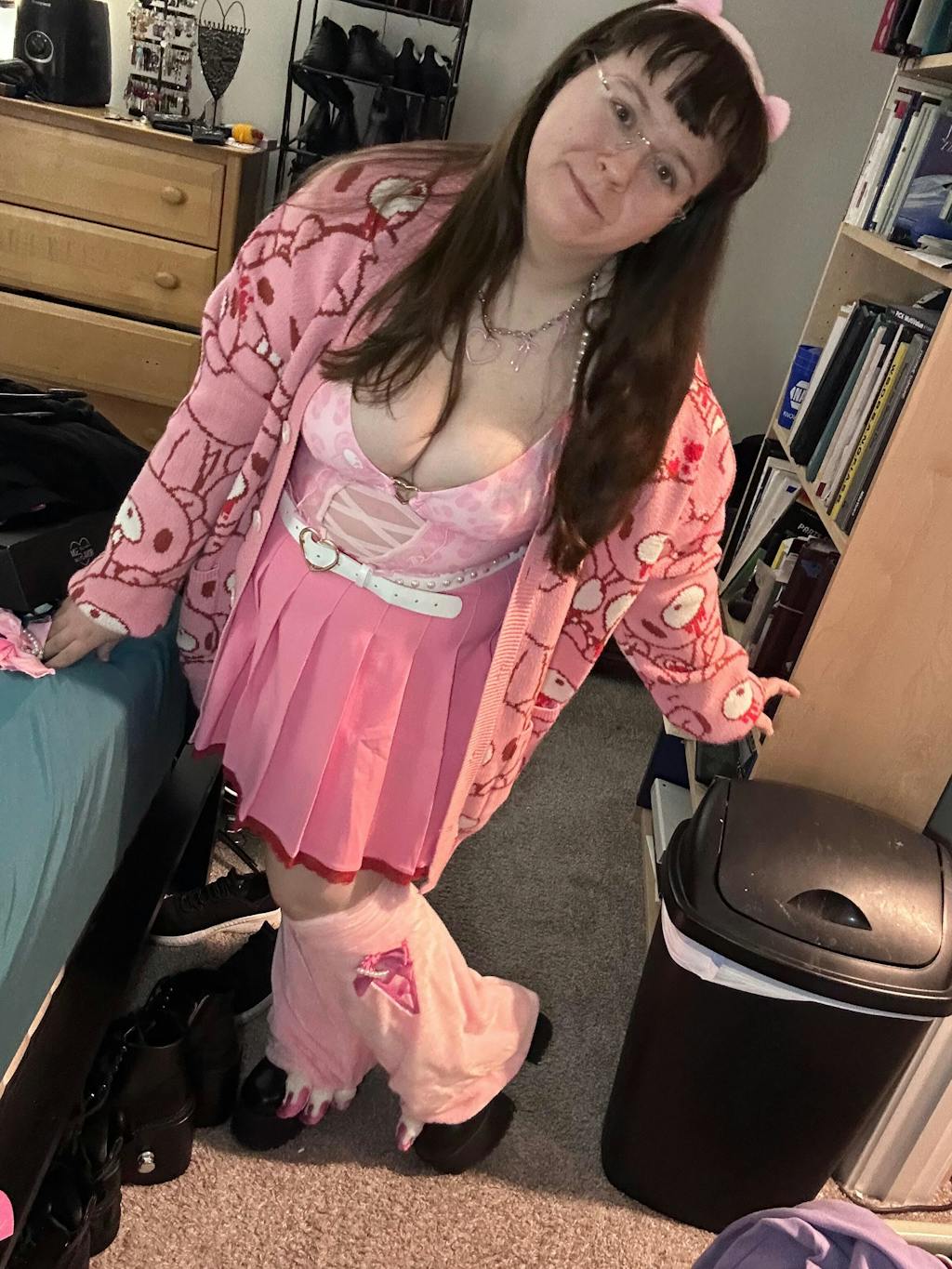 Vday Gloomy Bear Gyaru Leg Warmers