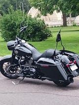 Gloss Black 14 Inch Rise 1-1/4'' Batwing Ape Hangers Handlebar Compatible  With Harley Softail FLST FXST Sportster XL 883 1200 Touring Road Glide+Road