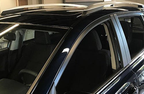 2013-2018 Toyota RAV4 Barre de rails latéraux en aluminium argenté pour barres de toit