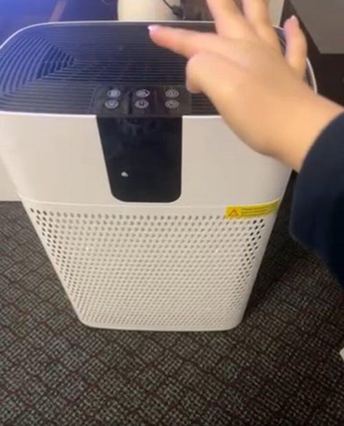 Silencieux et intelligent avec appli pour poils & poussière Purificateur d’air pour maison – HEPA