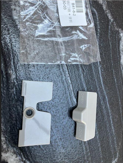 Loquet/serrure de porte de réfrigérateur + plaque de support pour caravane/camping-car RV Pour Dometic