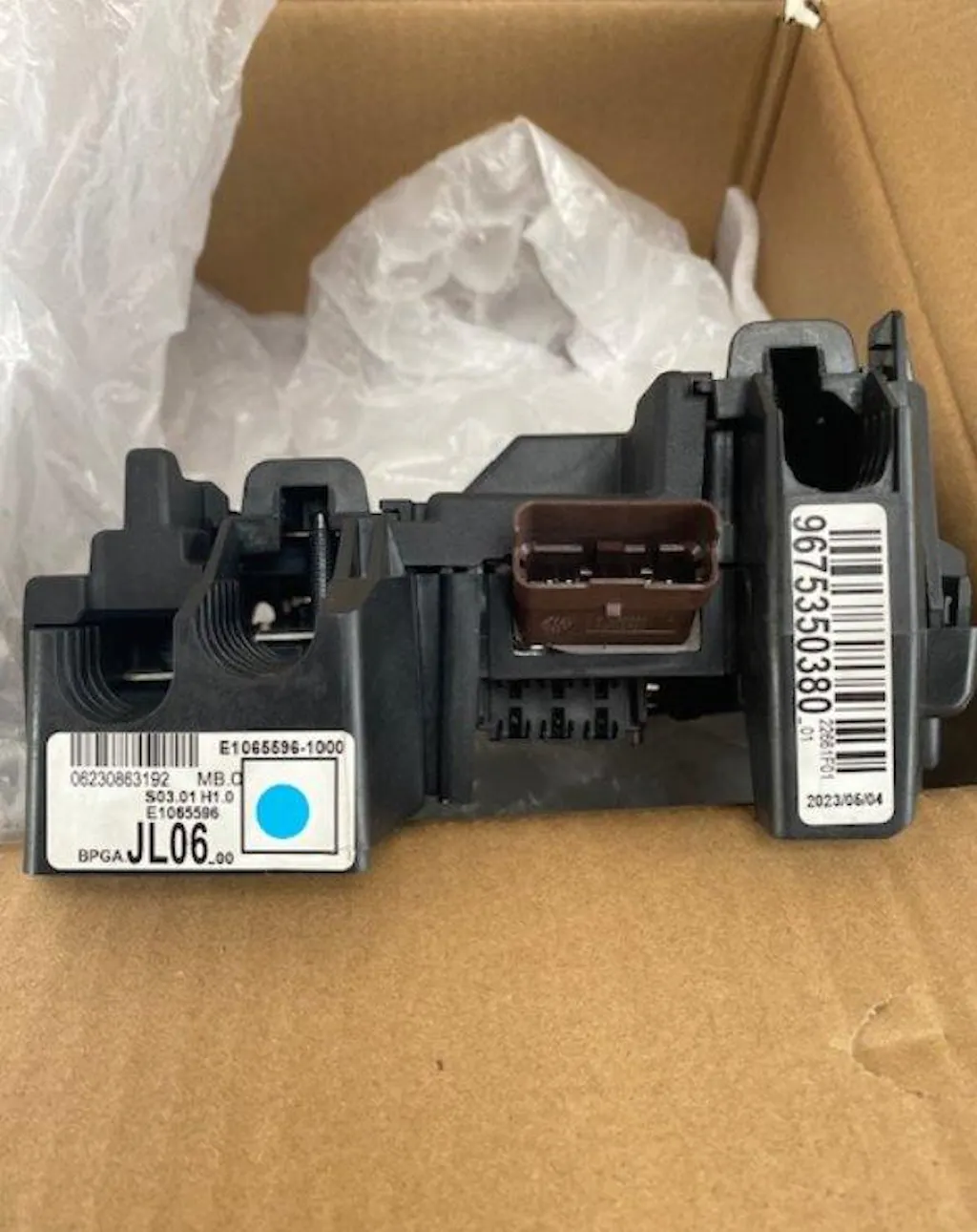 Module de tension pour boîte à fusibles 9675350380 - Citroën C4 Grand Picasso II, Peugeot 308 II, 1.2 THP, 1.6 BlueHDi