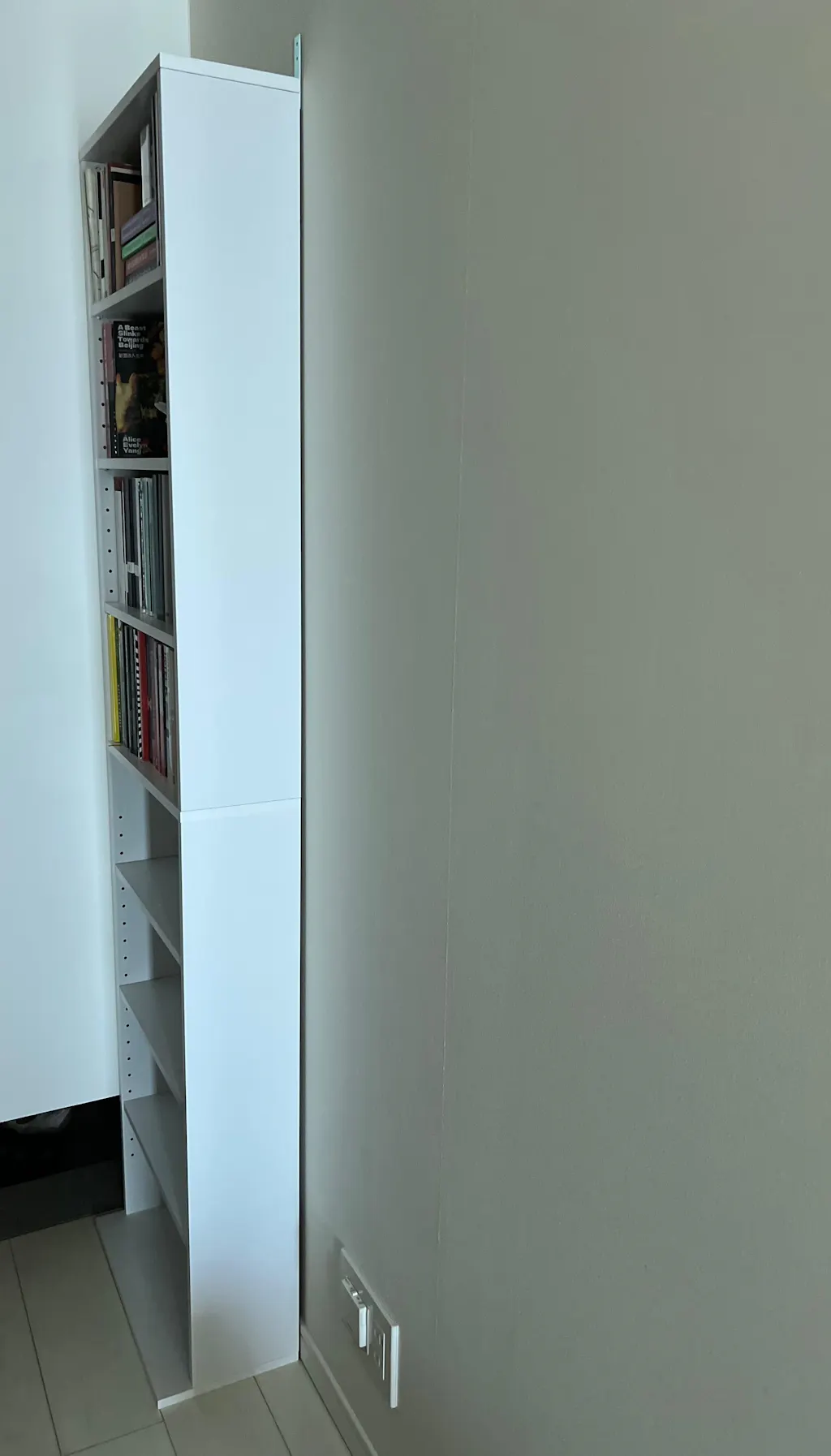 薄型文庫本棚（W450×D220×H1800）