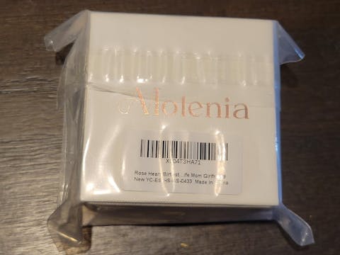 Heart Birthstone Flower Stud Earrings